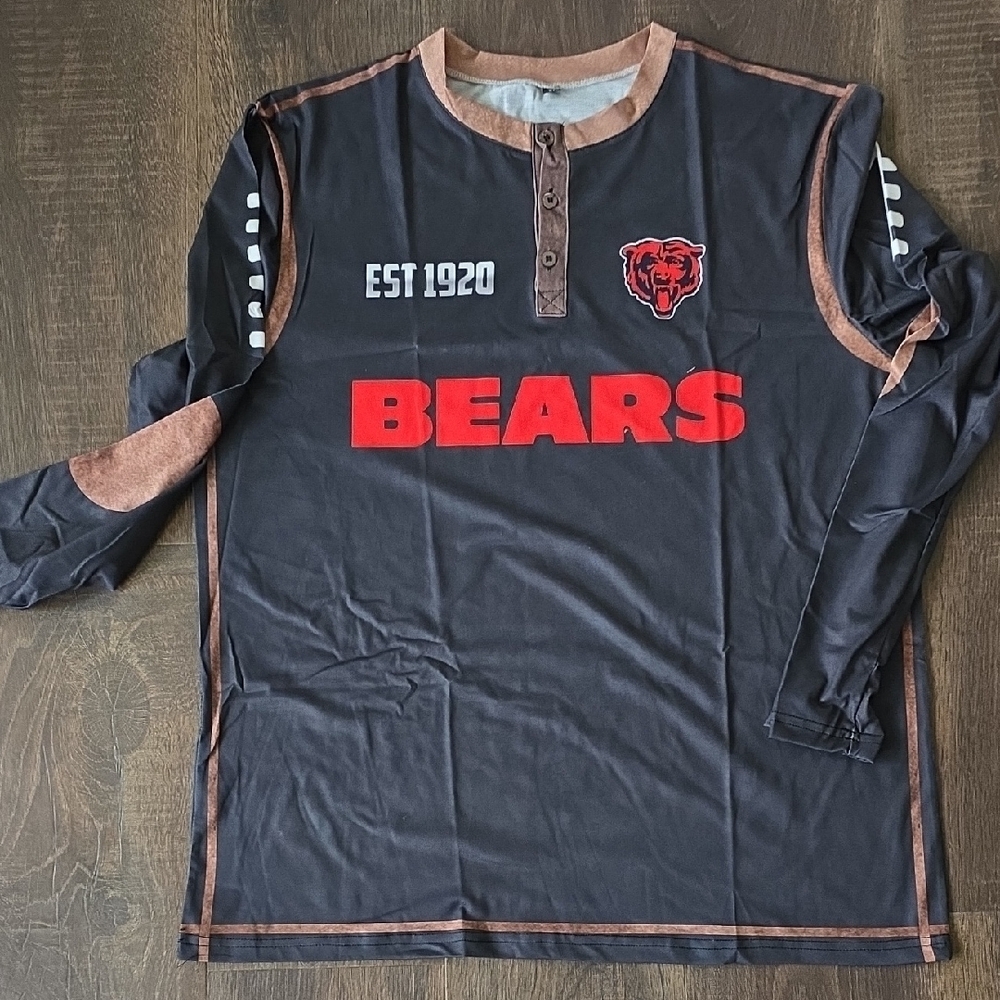 Kids Long Sleeve Shirt - Black and Brown